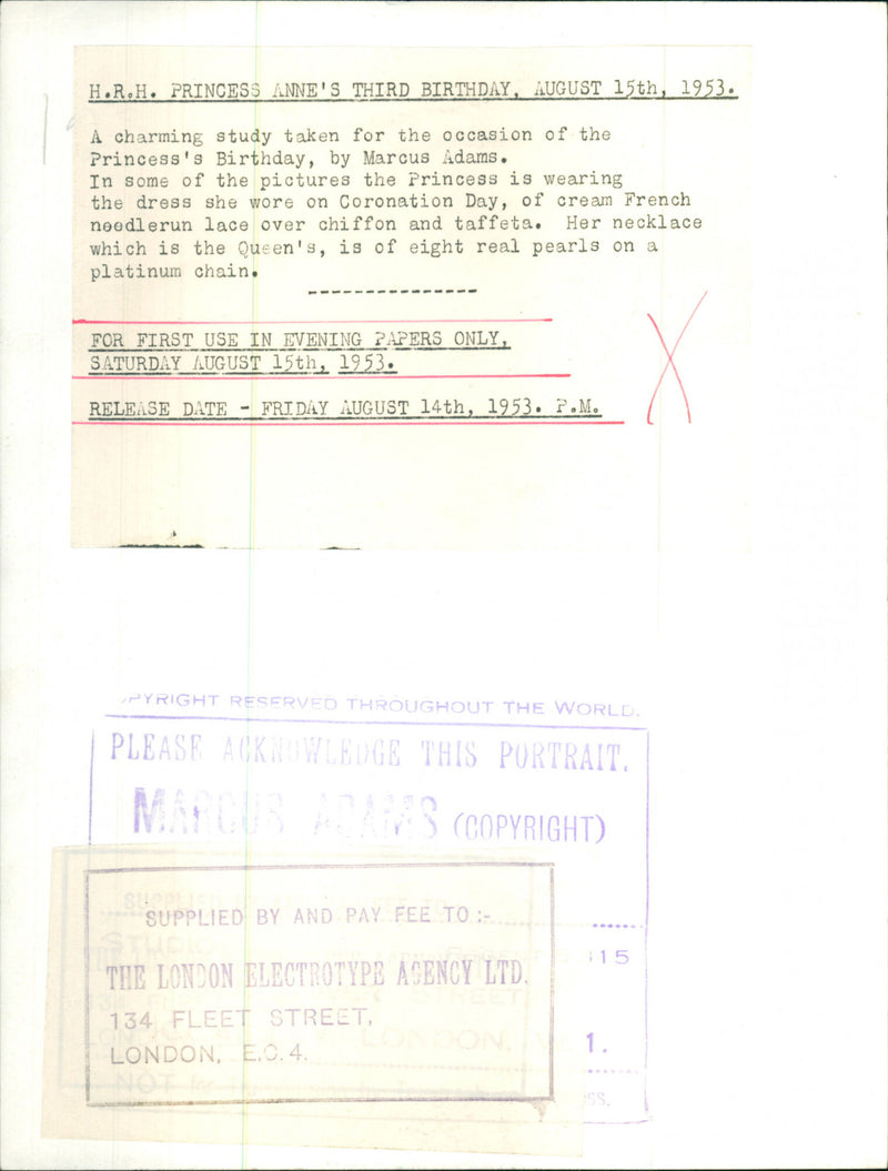 Princess Anne - Vintage Photograph