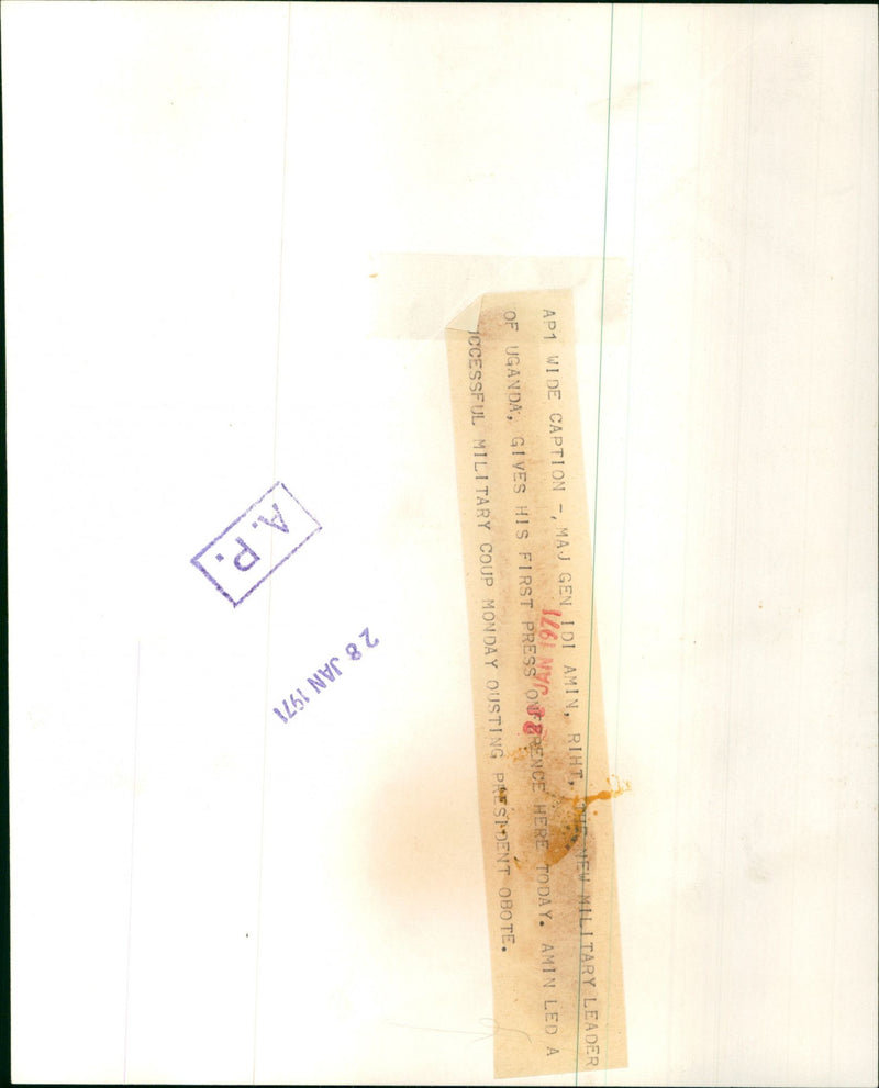 Idi Amin - Vintage Photograph