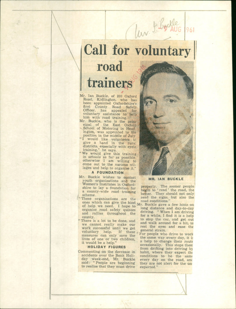 Ian Buckle - Vintage Photograph