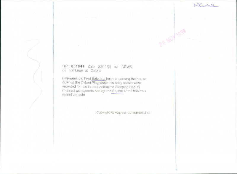 Sophie Bale - Vintage Photograph