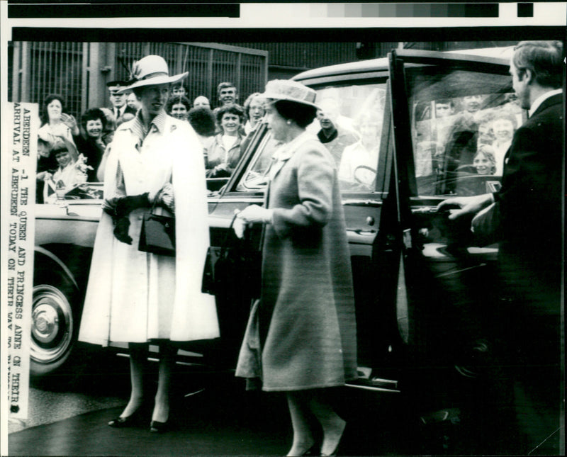 The Queen & Princess Anne - Vintage Photograph