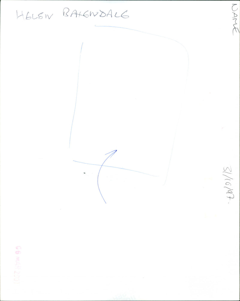 Helen Baxendale - Vintage Photograph