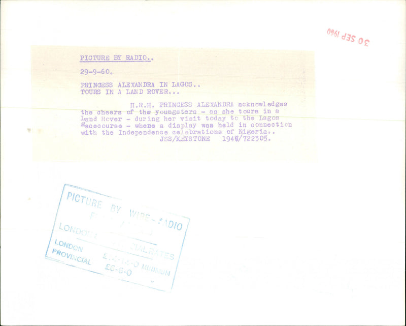 Princess Alexandra of Kent - Vintage Photograph