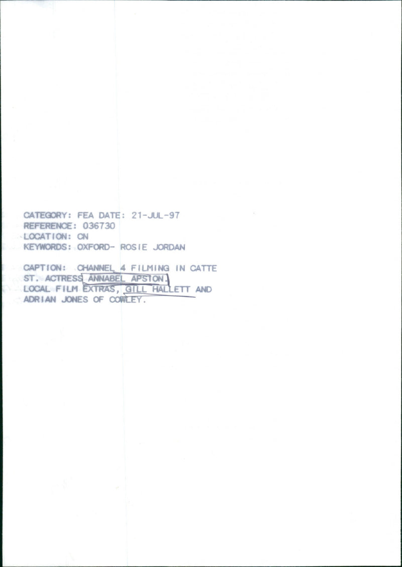 Annabelle Apsion - Vintage Photograph