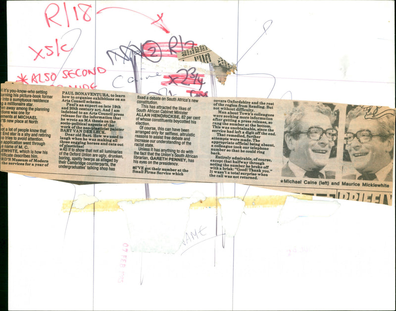 Michael Caine - Vintage Photograph