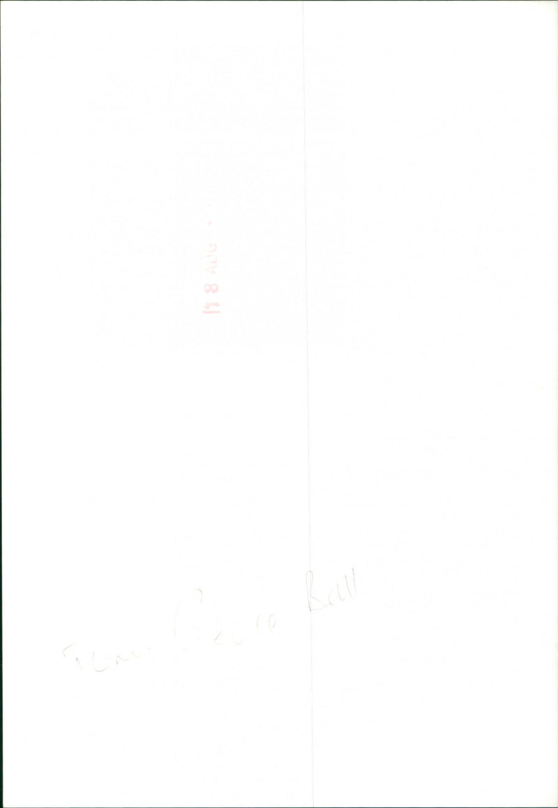 Tony Ball - Vintage Photograph