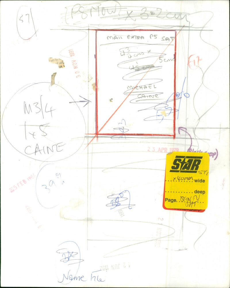 Michael Caine - Vintage Photograph