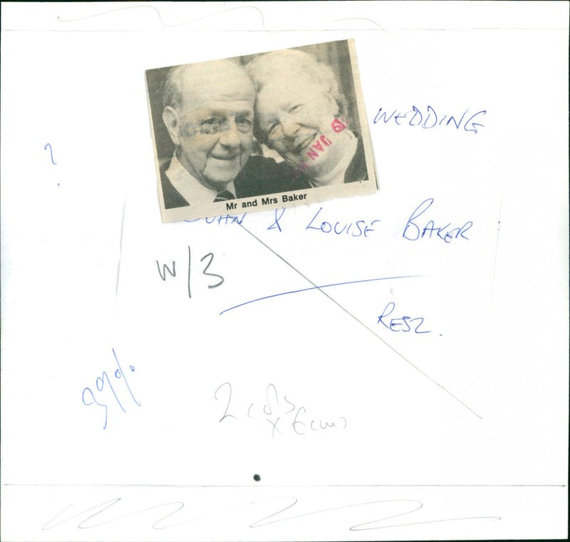 Jack and Louise Baker - Vintage Photograph