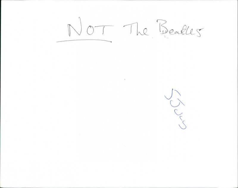 Rock & Roll Band - Vintage Photograph