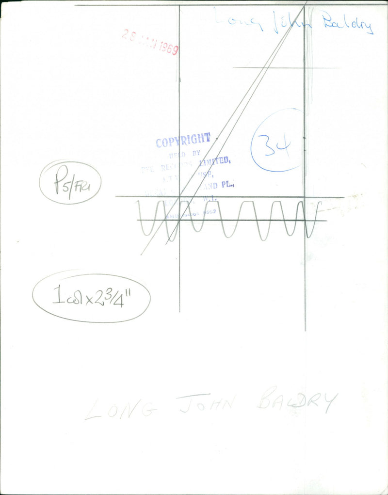 Long John Baldry - Vintage Photograph