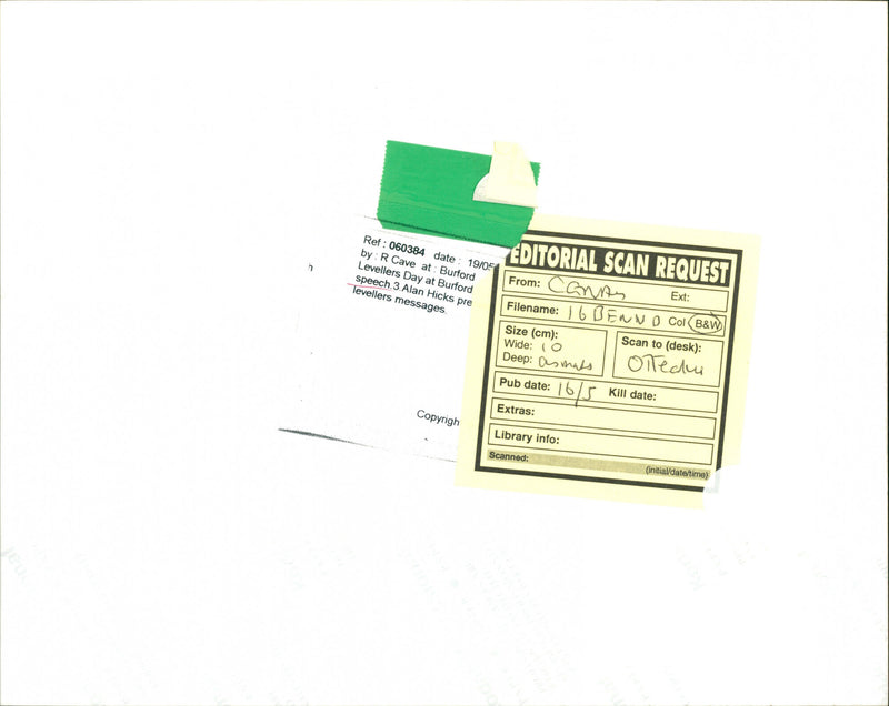 Tony Benn - Vintage Photograph