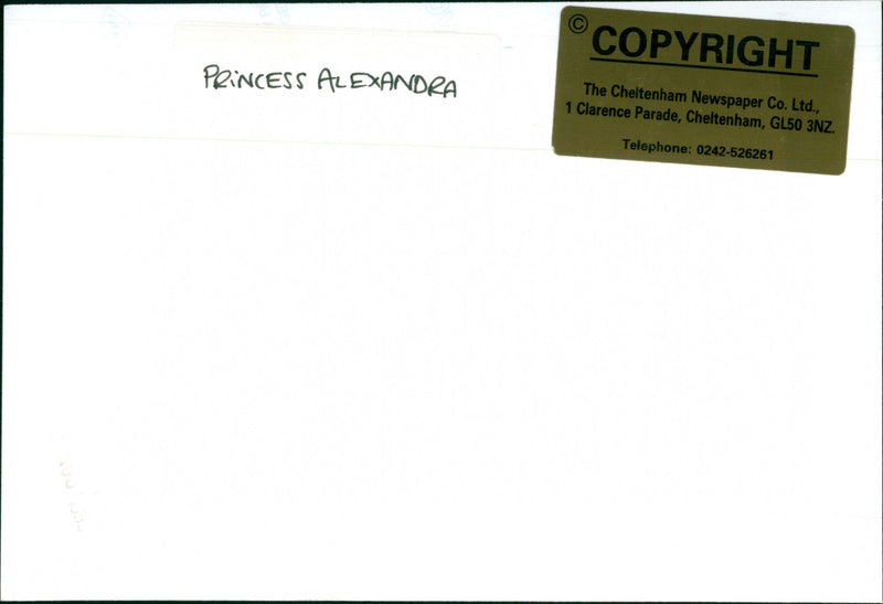 Princess Alexandra of Kent - Vintage Photograph