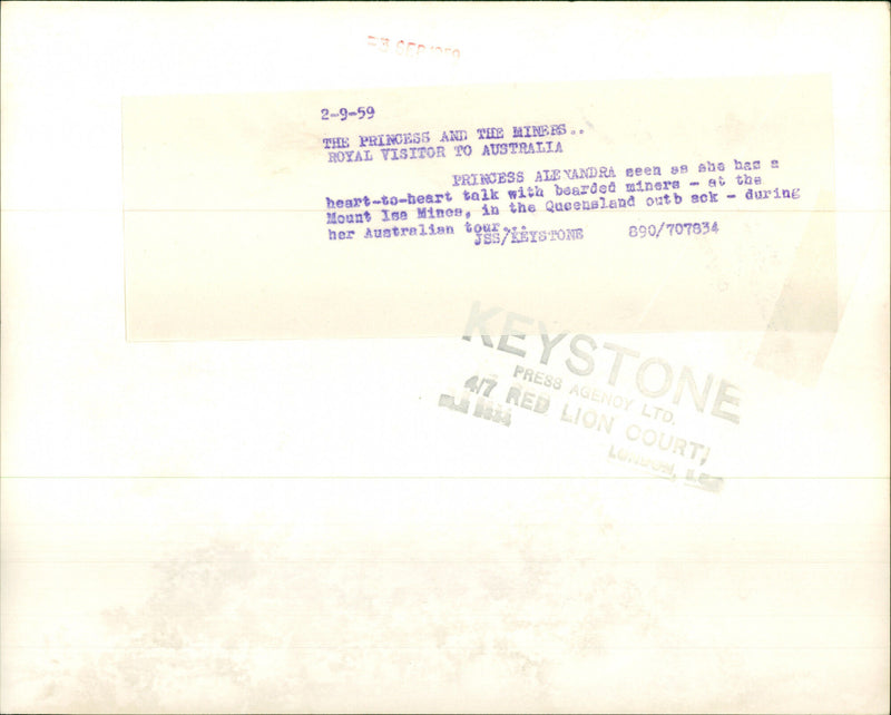 Princess Alexandra of Kent - Vintage Photograph