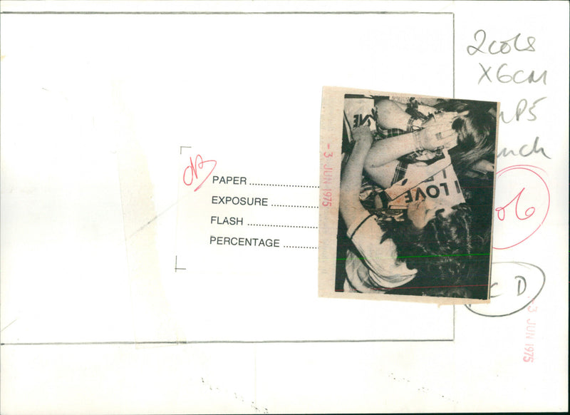 Bay City Rollers fan - Vintage Photograph