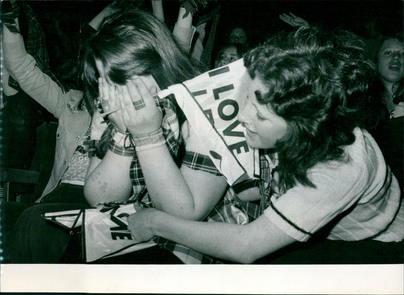 Bay City Rollers fan - Vintage Photograph