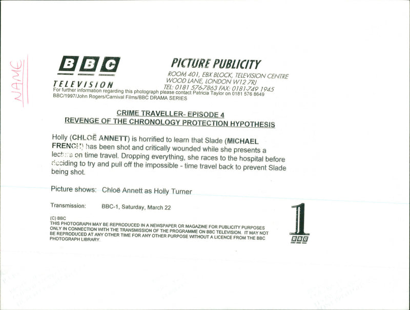 Chloe Annett - Vintage Photograph