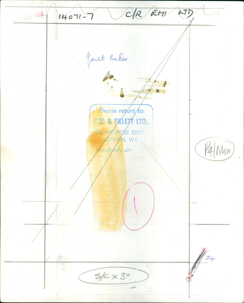 Janet Baker - Vintage Photograph