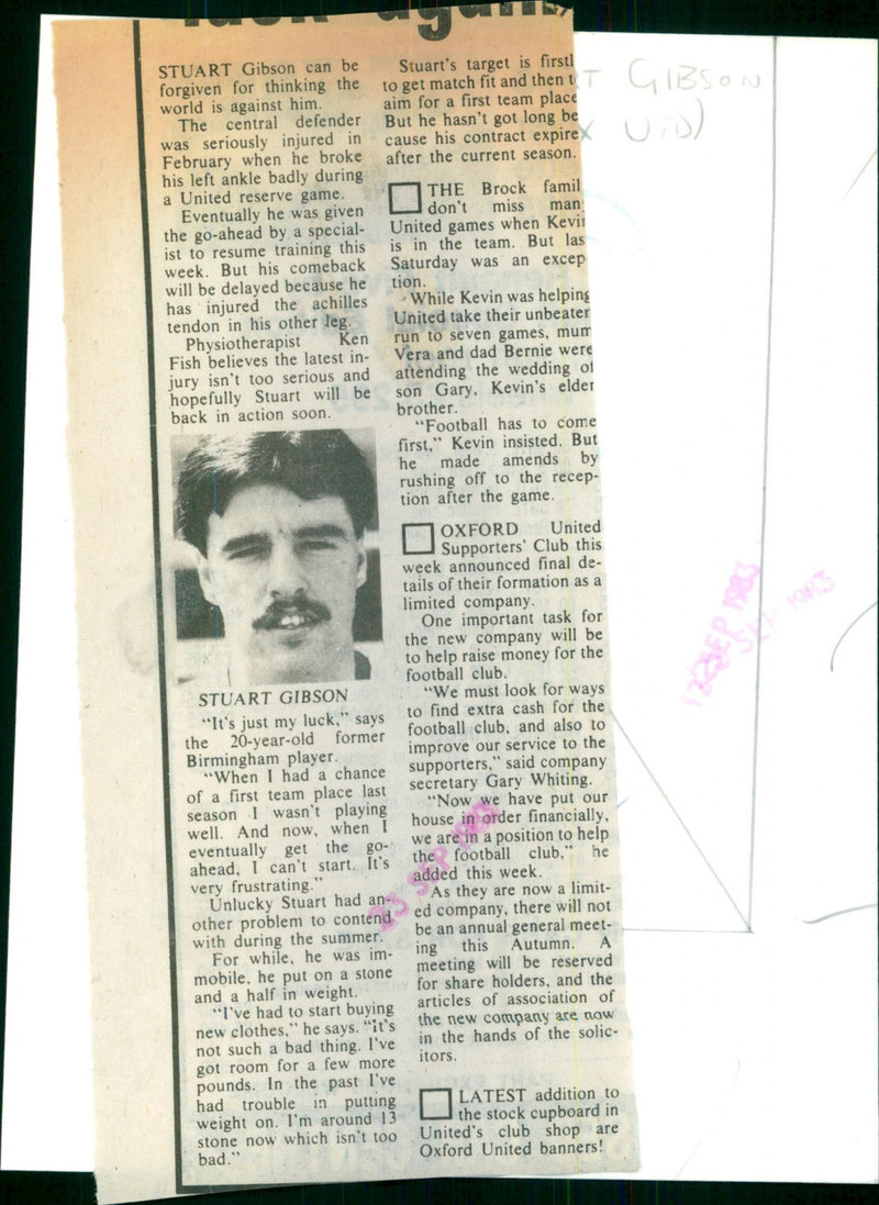 Stuart Gibson - Vintage Photograph