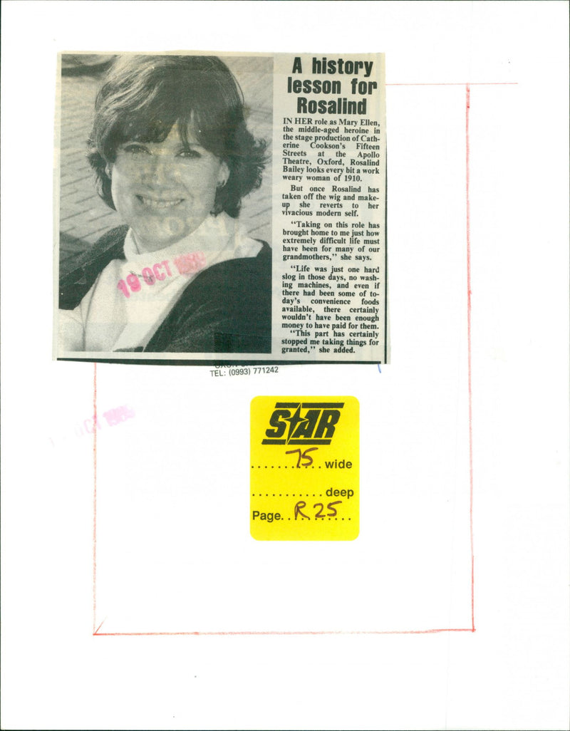 Rosalind Bailey - Vintage Photograph