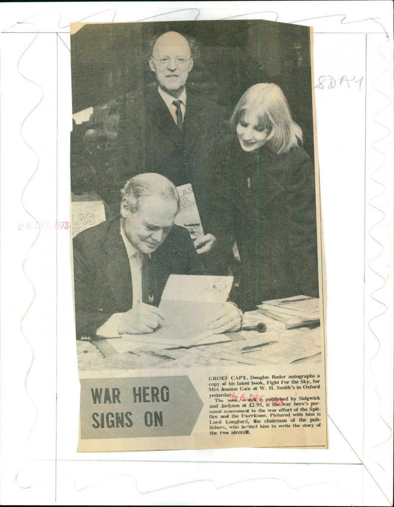 Sir Douglas Bader - Vintage Photograph