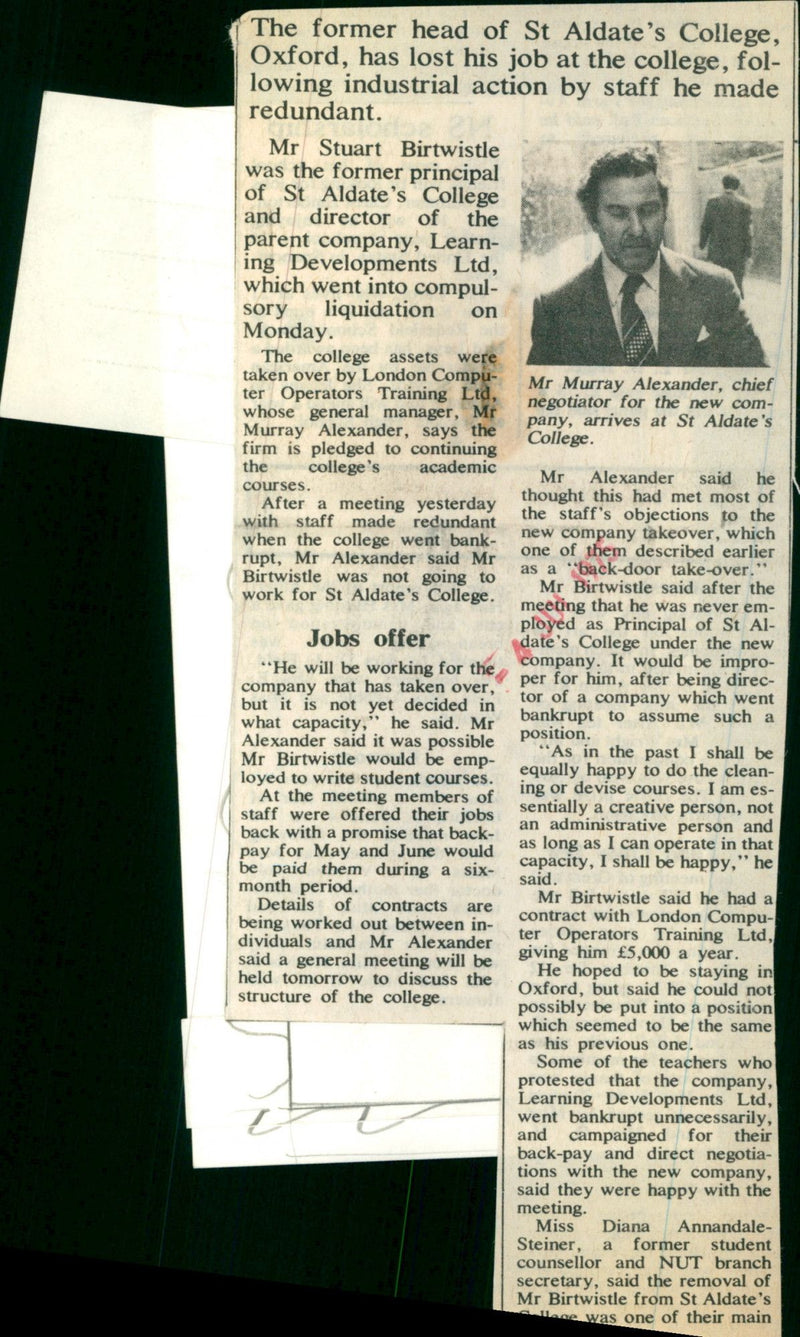 Mr. Murray Alexander - Vintage Photograph