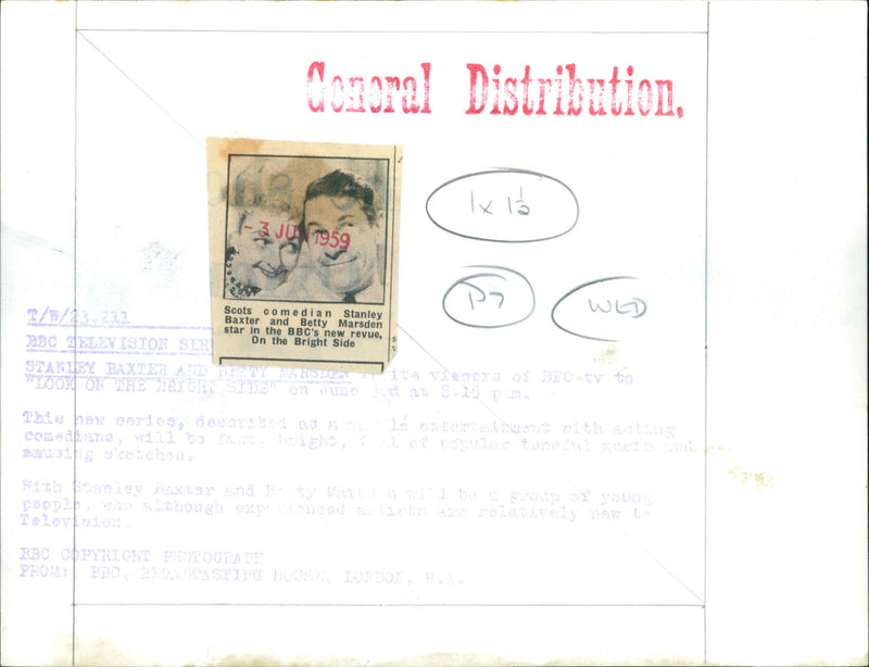 Stanley Baxter - Vintage Photograph