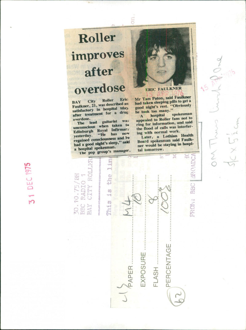 Eric Faulkner - Vintage Photograph