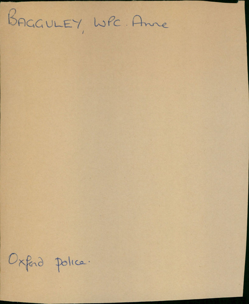 Bagguley Anne - Vintage Photograph