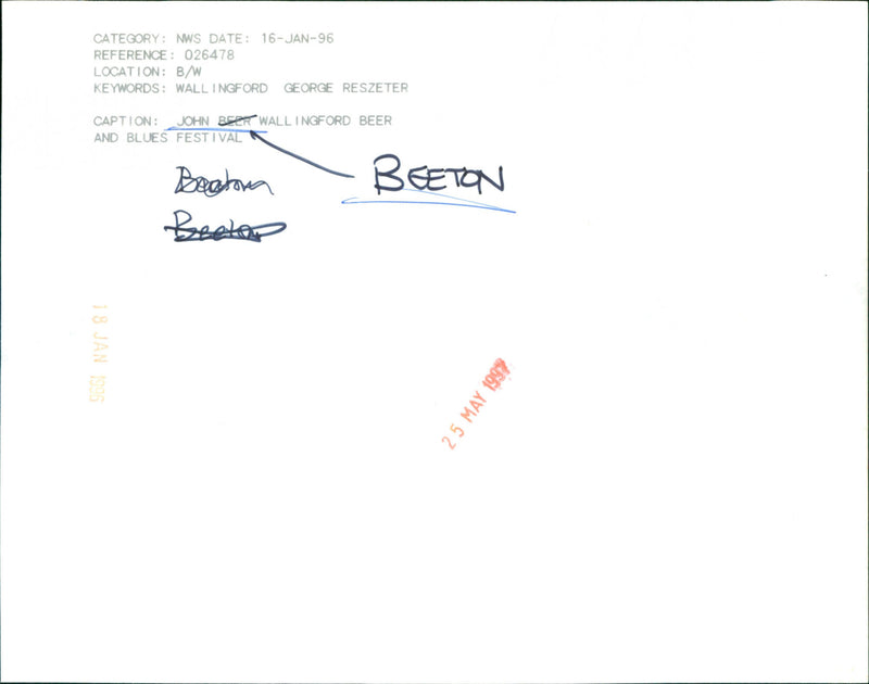 John Beeton - Vintage Photograph