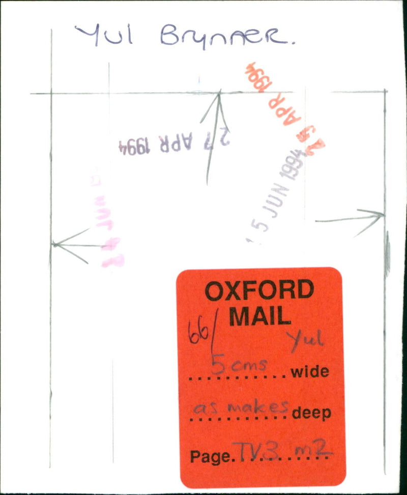 Yul Brynner - Vintage Photograph