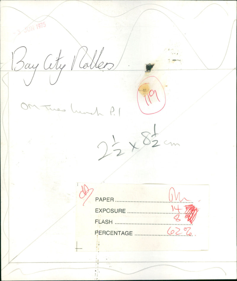 Bay City Rollers - Vintage Photograph