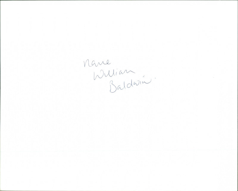 William Baldwin - Vintage Photograph