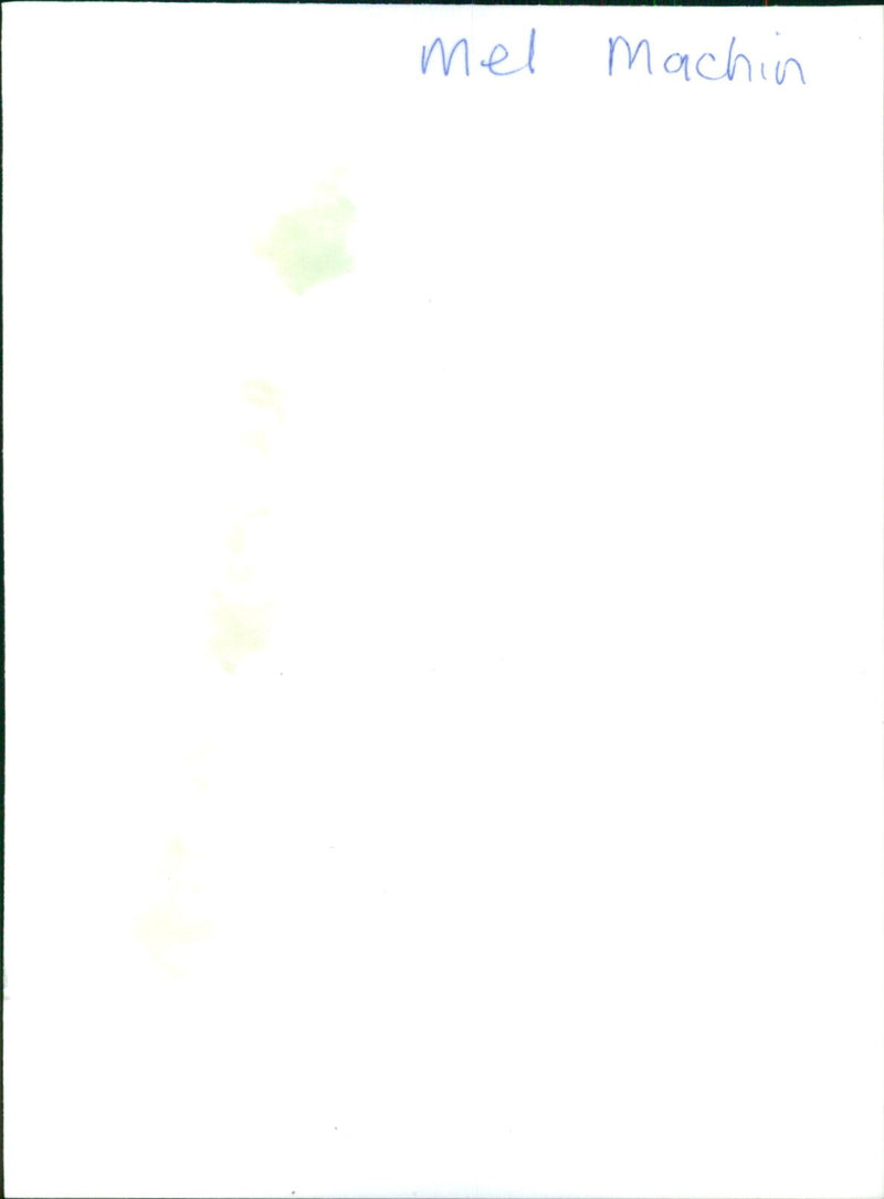 Mel Machin - Vintage Photograph