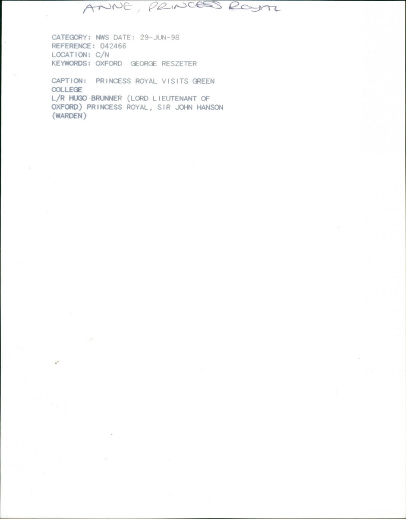 Princess Royal - Vintage Photograph