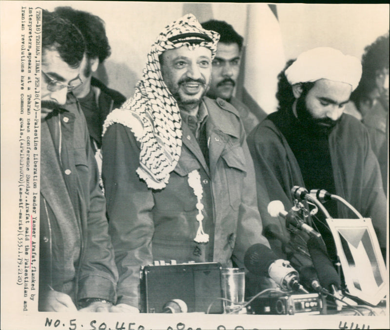 Yasser Arafat the liberation leader - Vintage Photograph