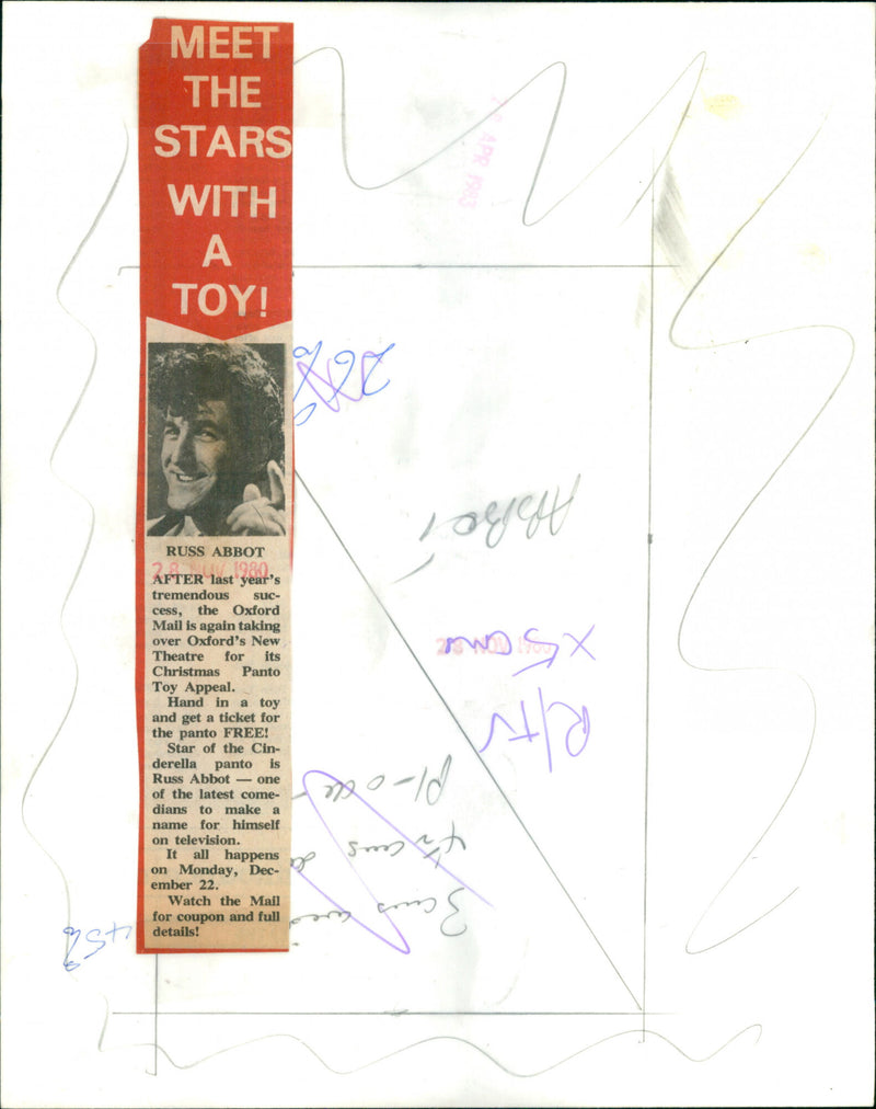 Russ Abbot - Vintage Photograph