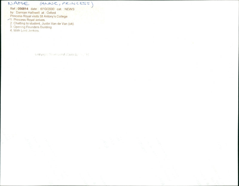 Princess Anne - Vintage Photograph