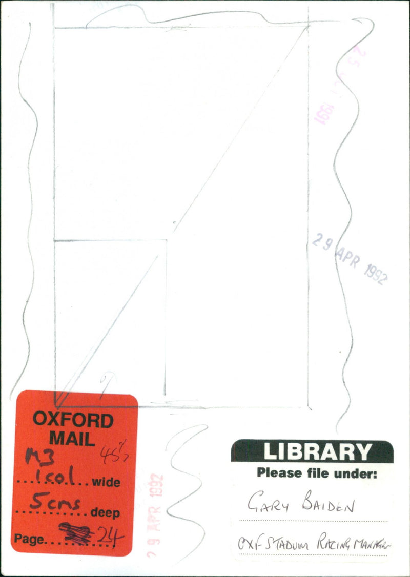 Gary Balden - Vintage Photograph