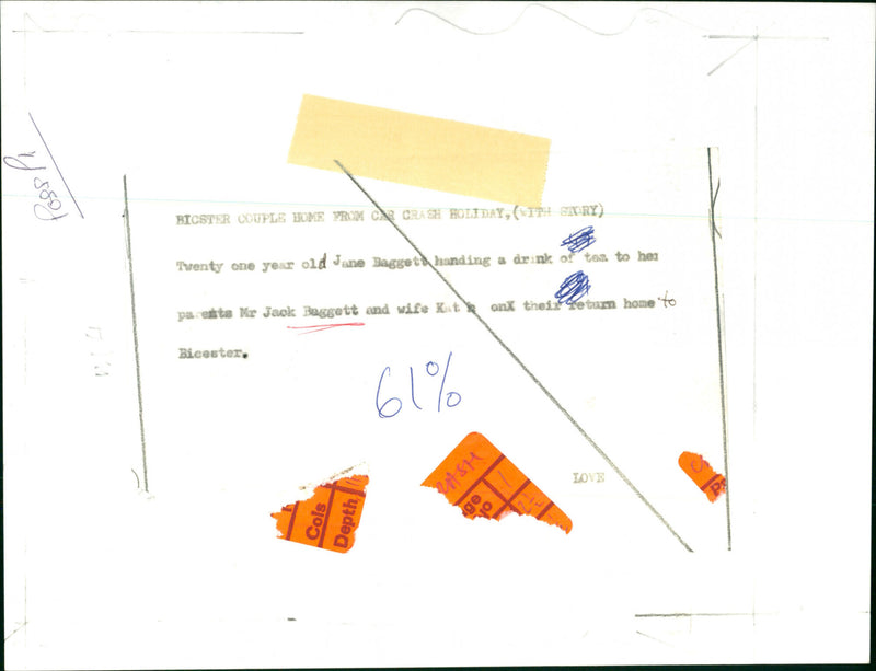 Jane Baggett and Jack Baggett - Vintage Photograph