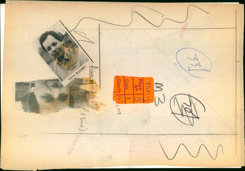 Tony Baldry - Vintage Photograph