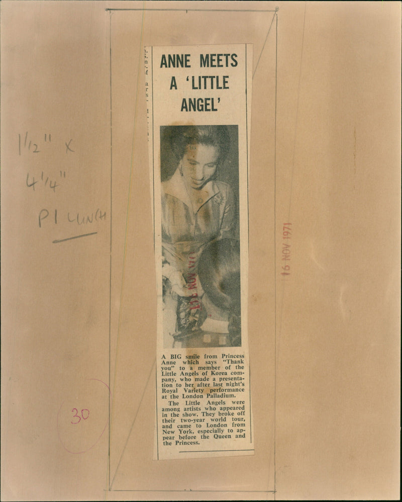 Princess Anne - Vintage Photograph