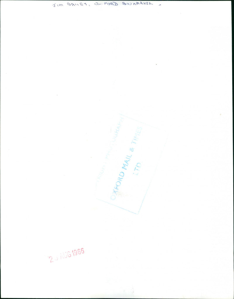 Jim Bailey - Vintage Photograph