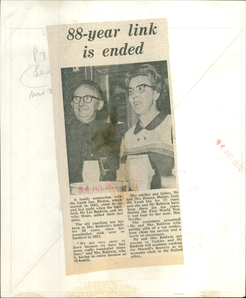 Les Baldwin - Vintage Photograph