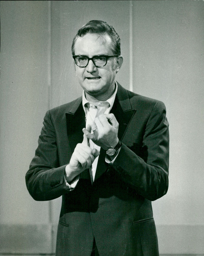 Steve Allen in The Big Show - Vintage Photograph