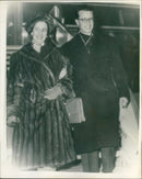 Dona Fabiola with King Baudouin - Vintage Photograph
