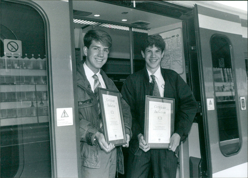 Paul Buckley and Howard Croft - Vintage Photograph