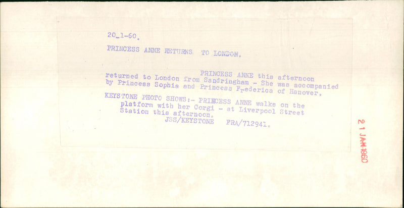 Princess Anne - Vintage Photograph