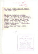 Prince Philip & Princess Anne - Vintage Photograph