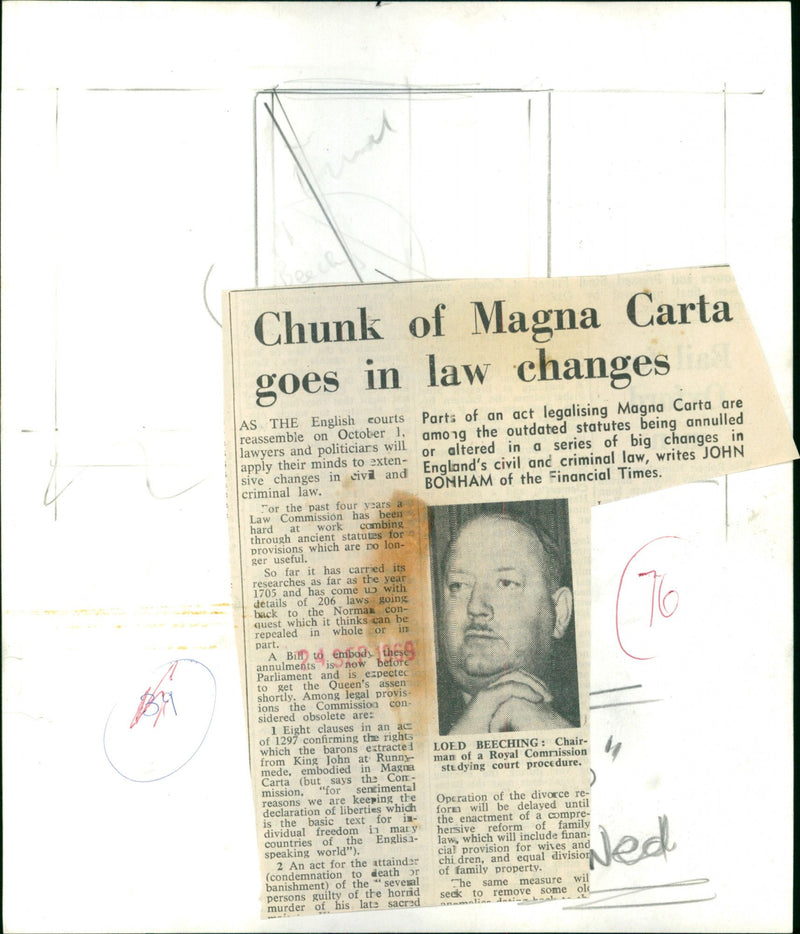 Dr. Richard Beeching - Vintage Photograph