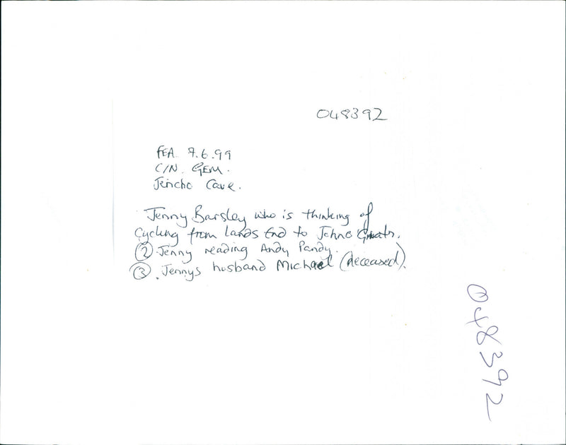 Jenny Barsley - Vintage Photograph